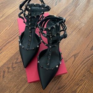 Valentino Black Studded Heels